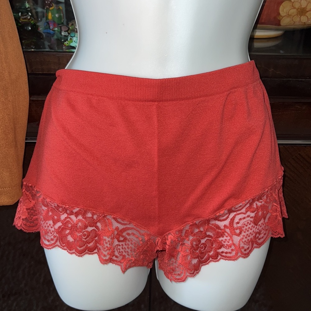 Nautica rust colored burnt orange short pant panties shape-wear 1X or bebe 3X